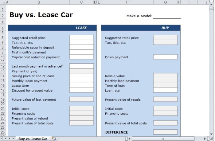 Lease vs. Buy Calculator | Compare their costs [Rev. 2024]